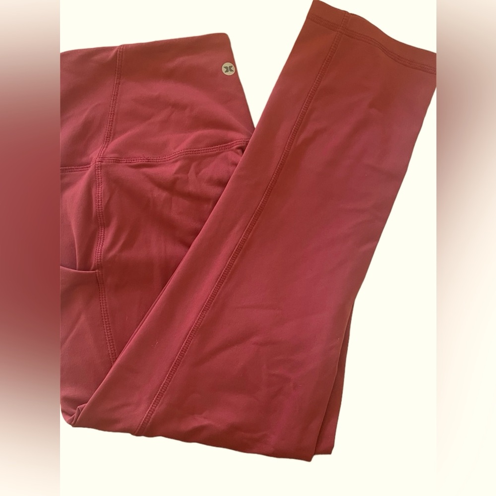 work out spandex crop pants